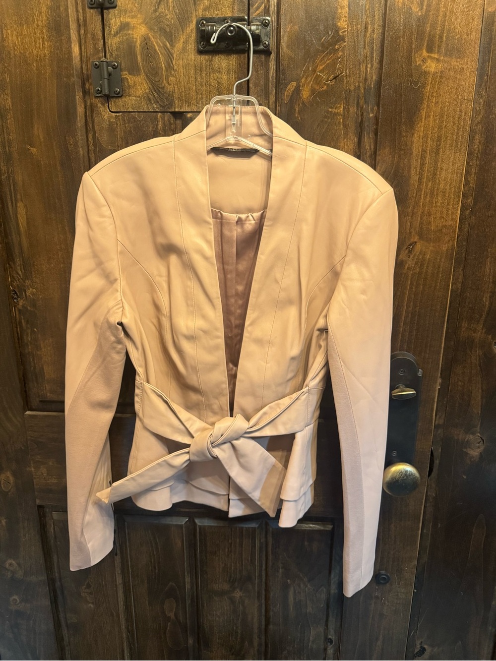 G.I.L.I. Blush Tie-Waist Blazer